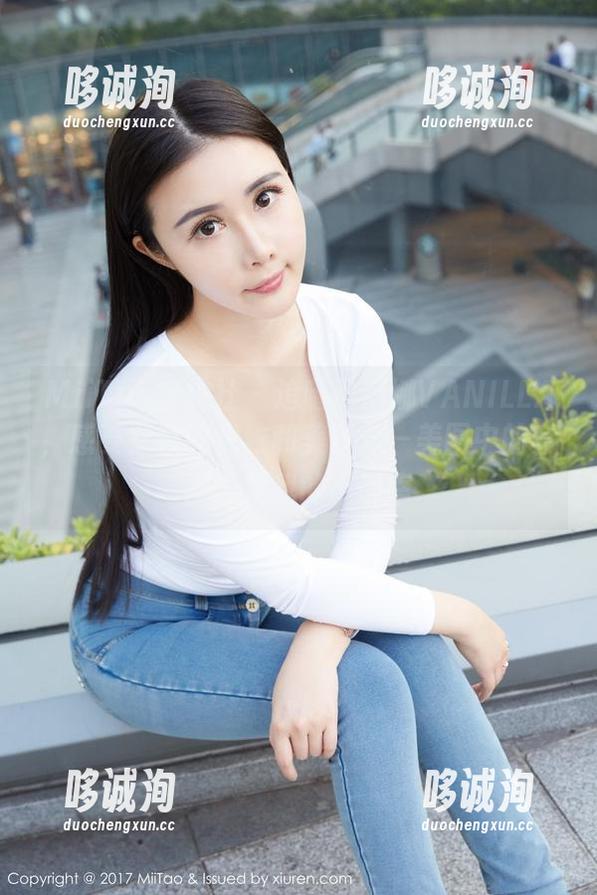 MiiTao蜜桃社 - 追随韵莉娜VANILLA，感受女孩的优雅和美丽——美图中的套图，是我的小确幸