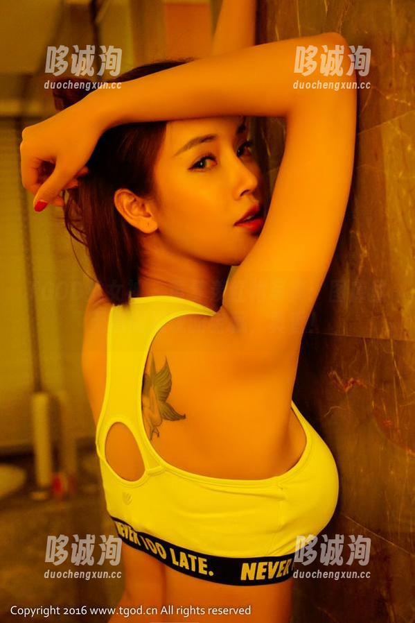 TGOD推女神 - 黄梦羡红裙写真：图库里无意间发现的宝藏，真香！