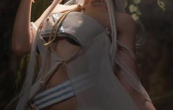 蓝白竞泳：如月灰的新作品集更新了，你敢来看看吗？