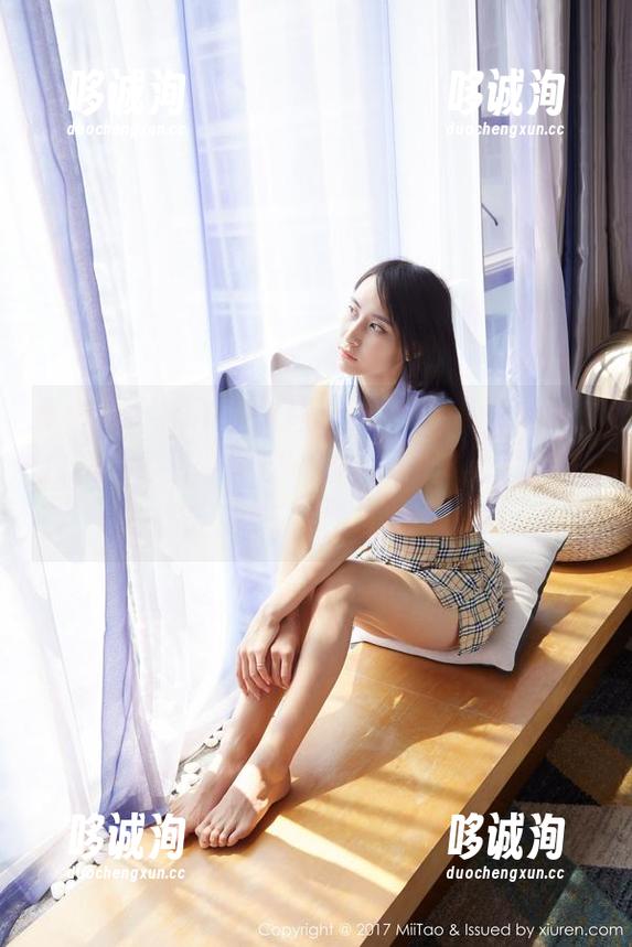 蜜桃社 - Rola白裙写真：我才发现，原来白裙子也有‘调皮’的一面，这让我对生活又有了新的期待！