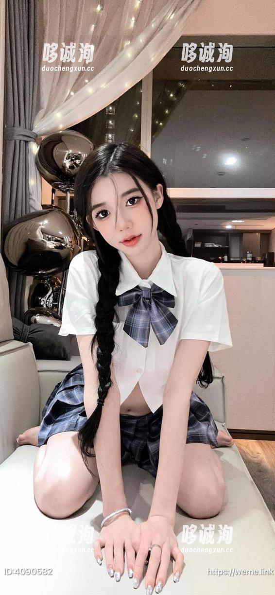 微密圈 - 黎允熙baby的私拍水手服，竟然这么撩？别说我没提醒你！